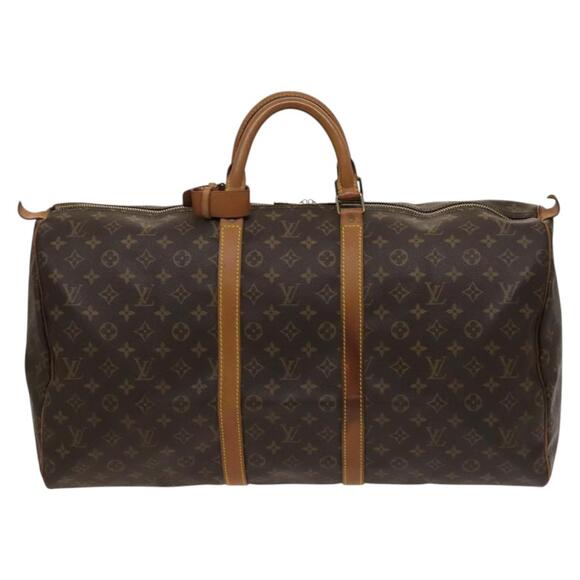 LOUIS VUITTON Monogram Keepall 55 Boston Bag M41424 - Picture 13 of 16